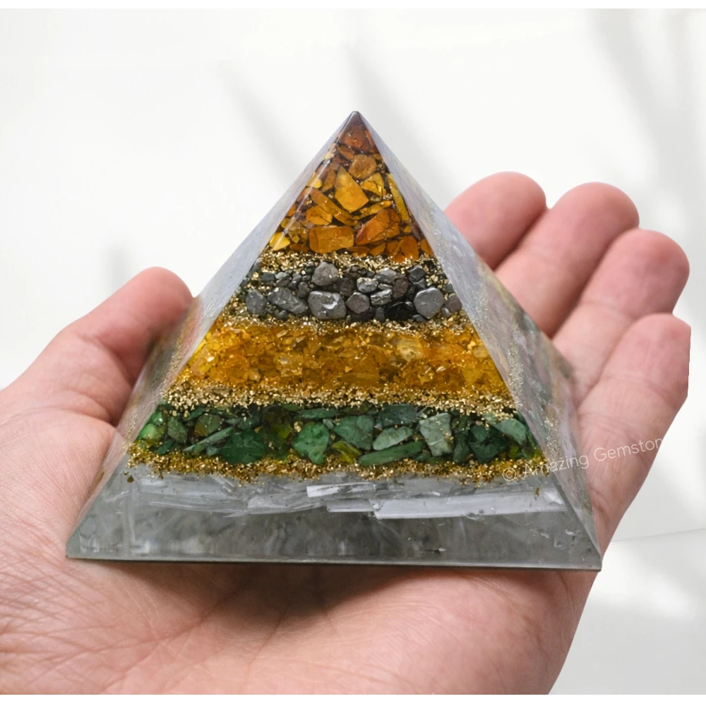 Dhanyog Orgone Pyramid to Attract Wealth and Financial Prosperity (Regular)