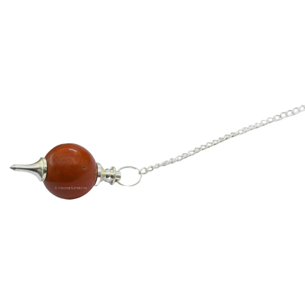 Red Jasper Ball Pendulum