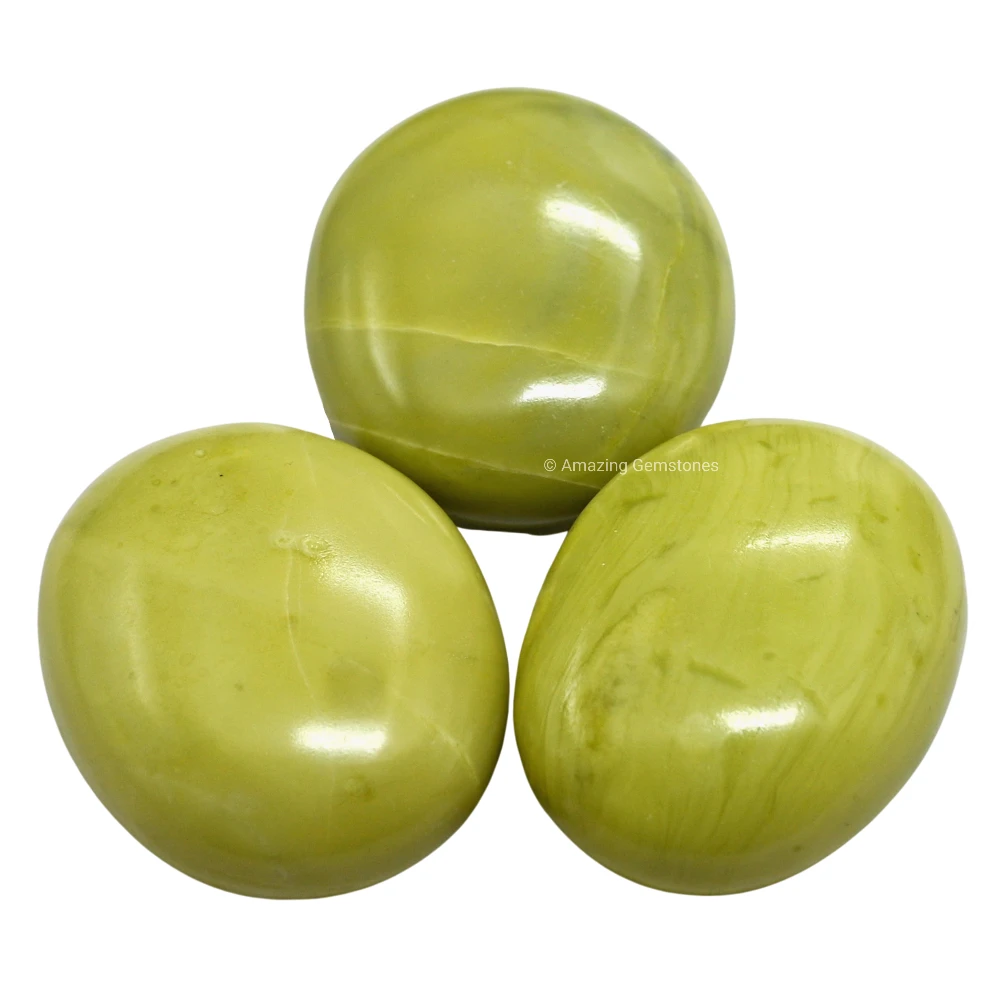 Serpentine Palm Stone