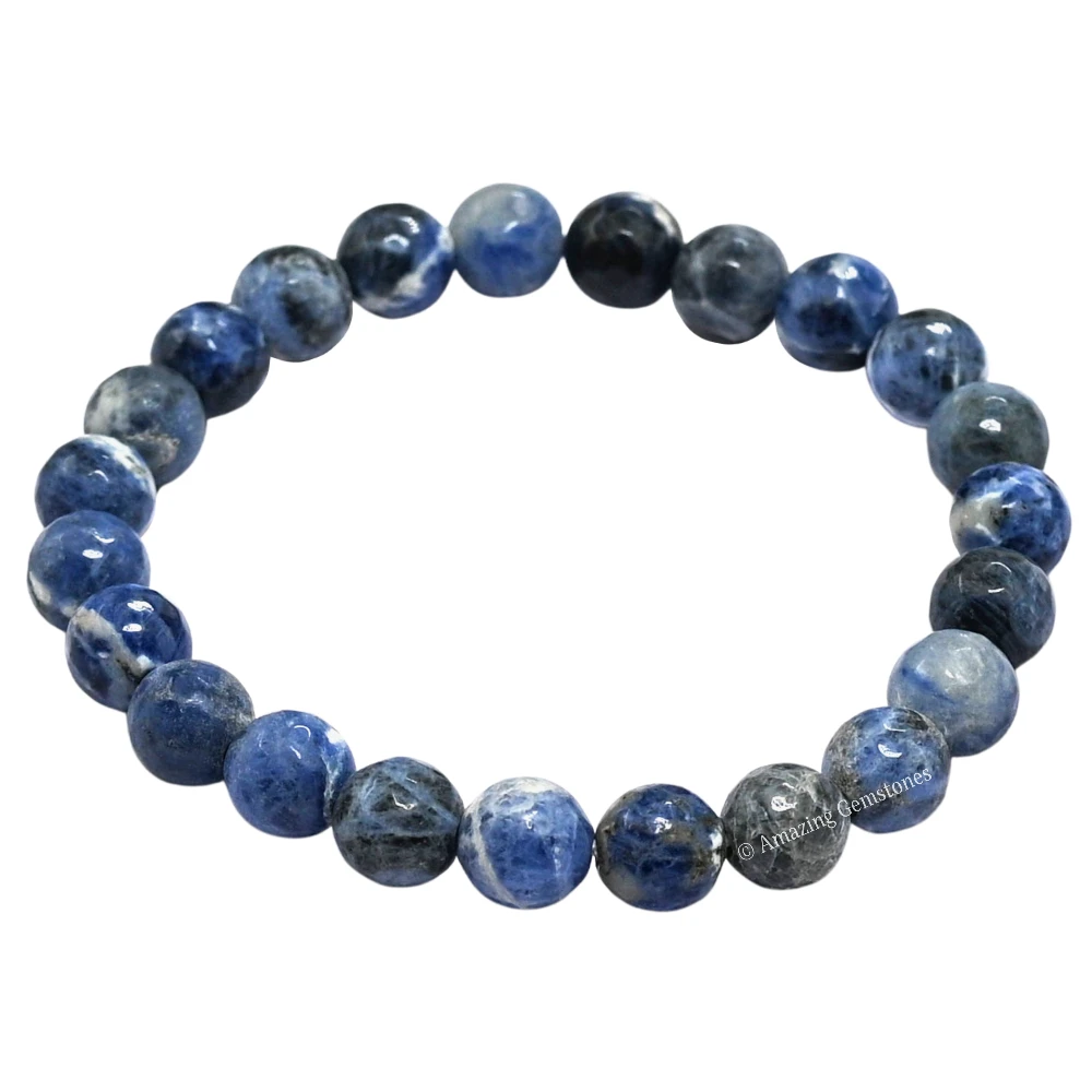 Sodalite Bracelet (Faceted-Stretchable)