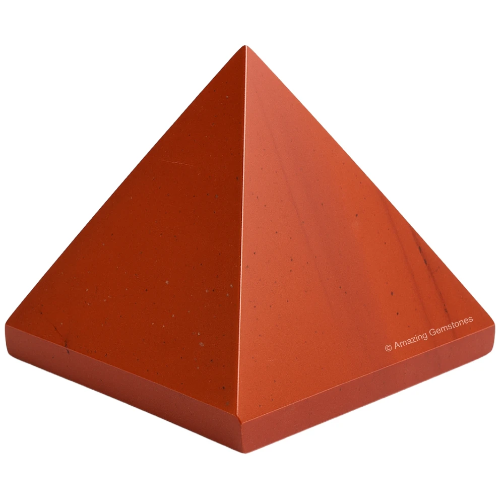 Red Jasper Pyramid (1.5 Inch)