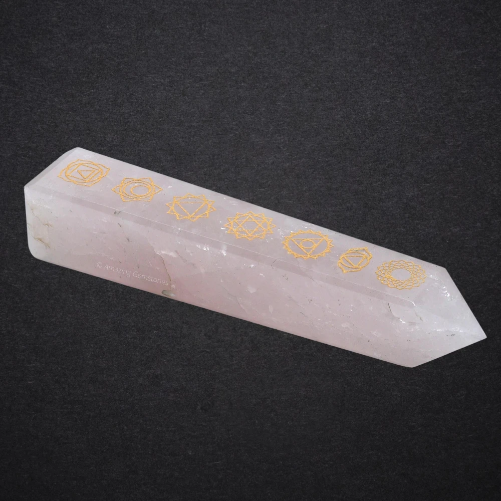 Rose Quartz Tower (4" - 5" Inch)