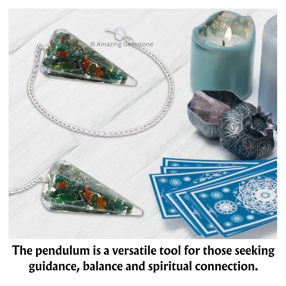 Bloodstone Orgone Pendulum