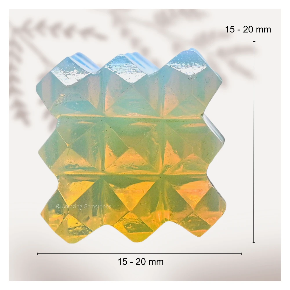 Opalite Cube Pyramid