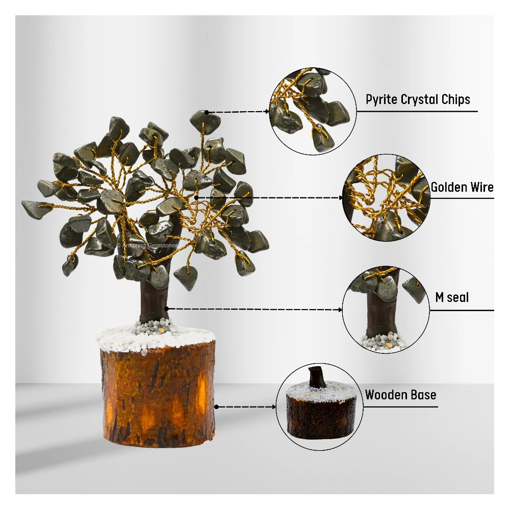 Pyrite Tree (50 Beads)