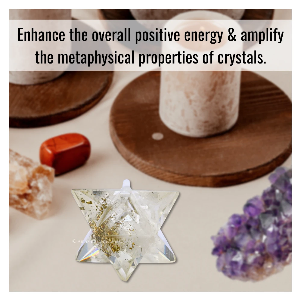 Selenite Orgone Merkaba - 1 Inch