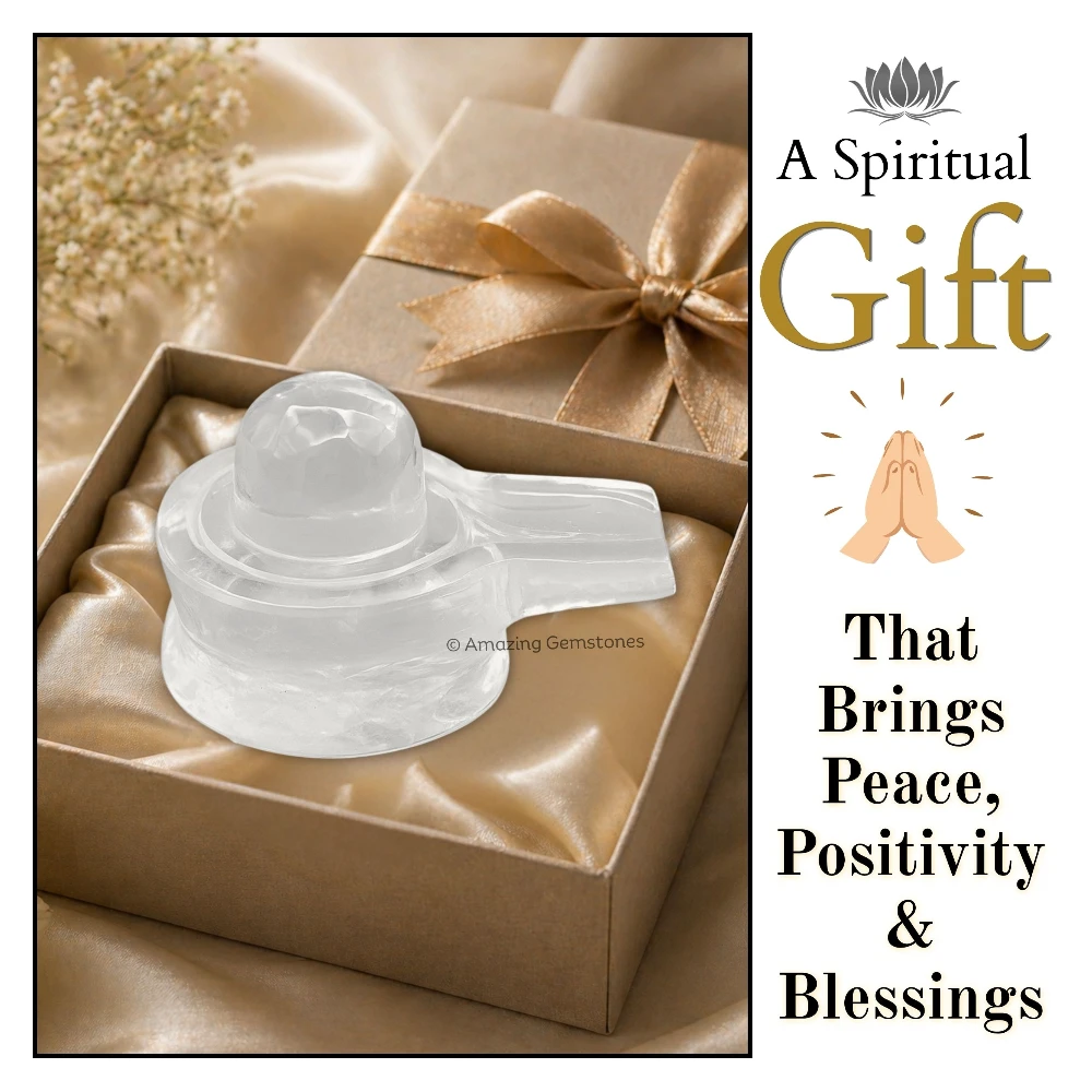 Clear Quartz Shivling (30-50 Gram)