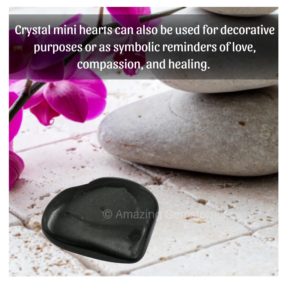 Black Tourmaline Heart (Pack of 2)