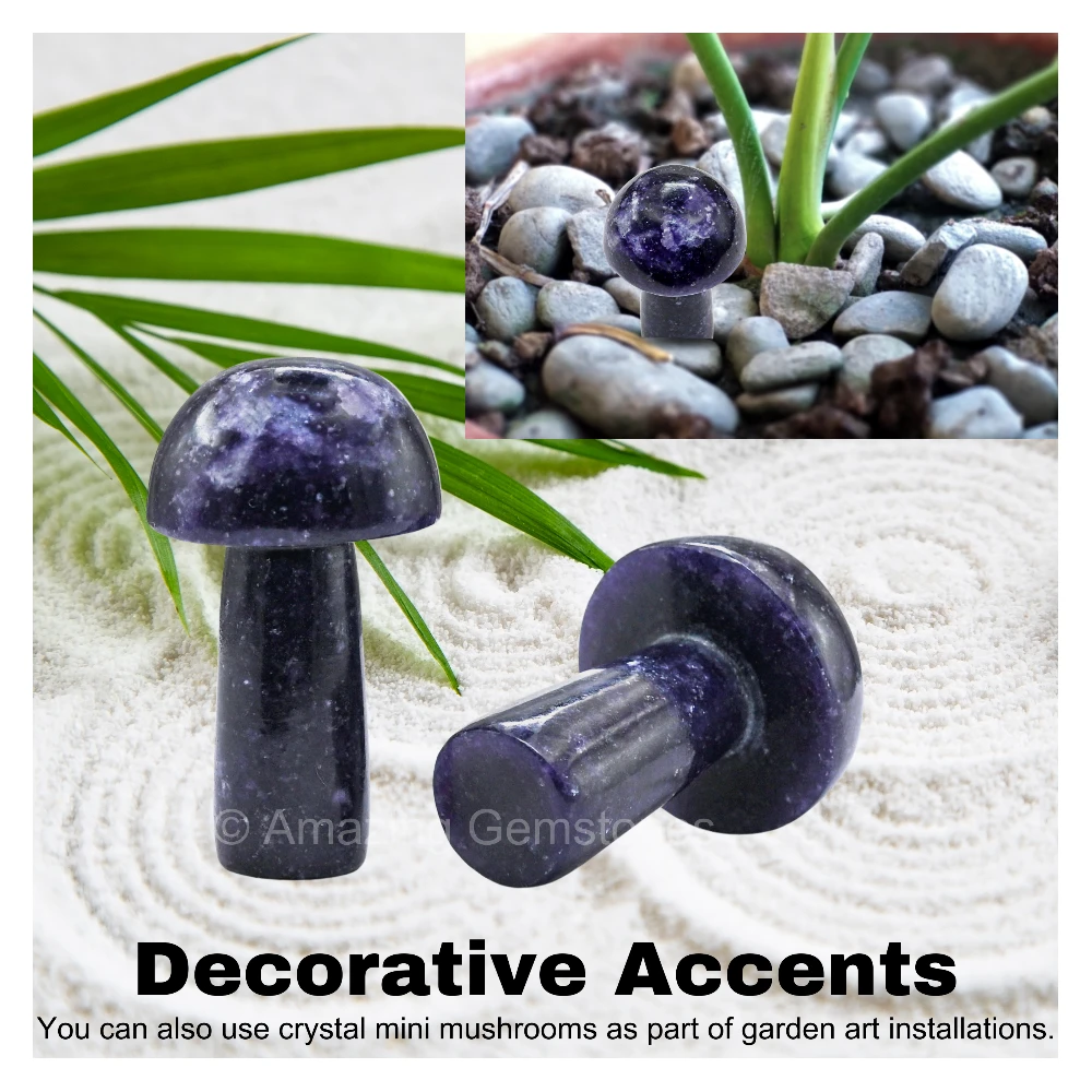 Lepidolite Crystal Mushroom