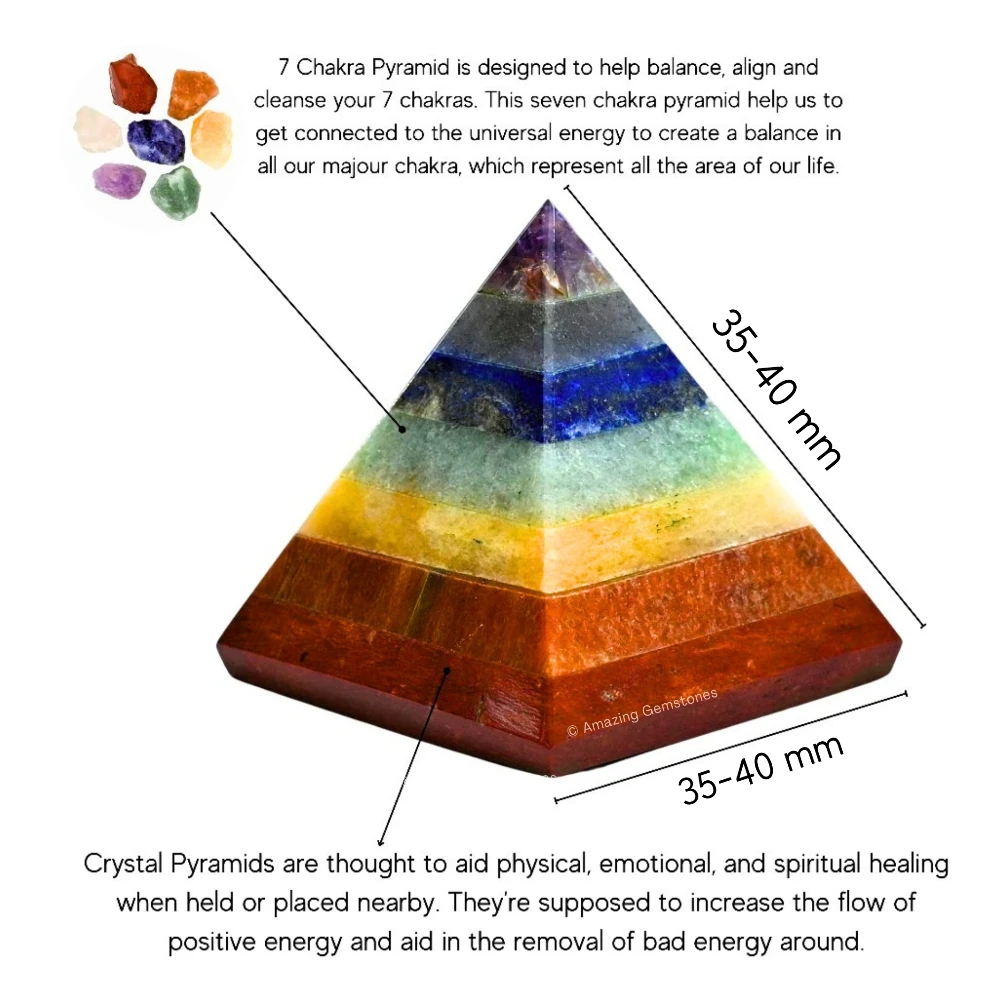 Chakra Pyramid (1.5 Inch)