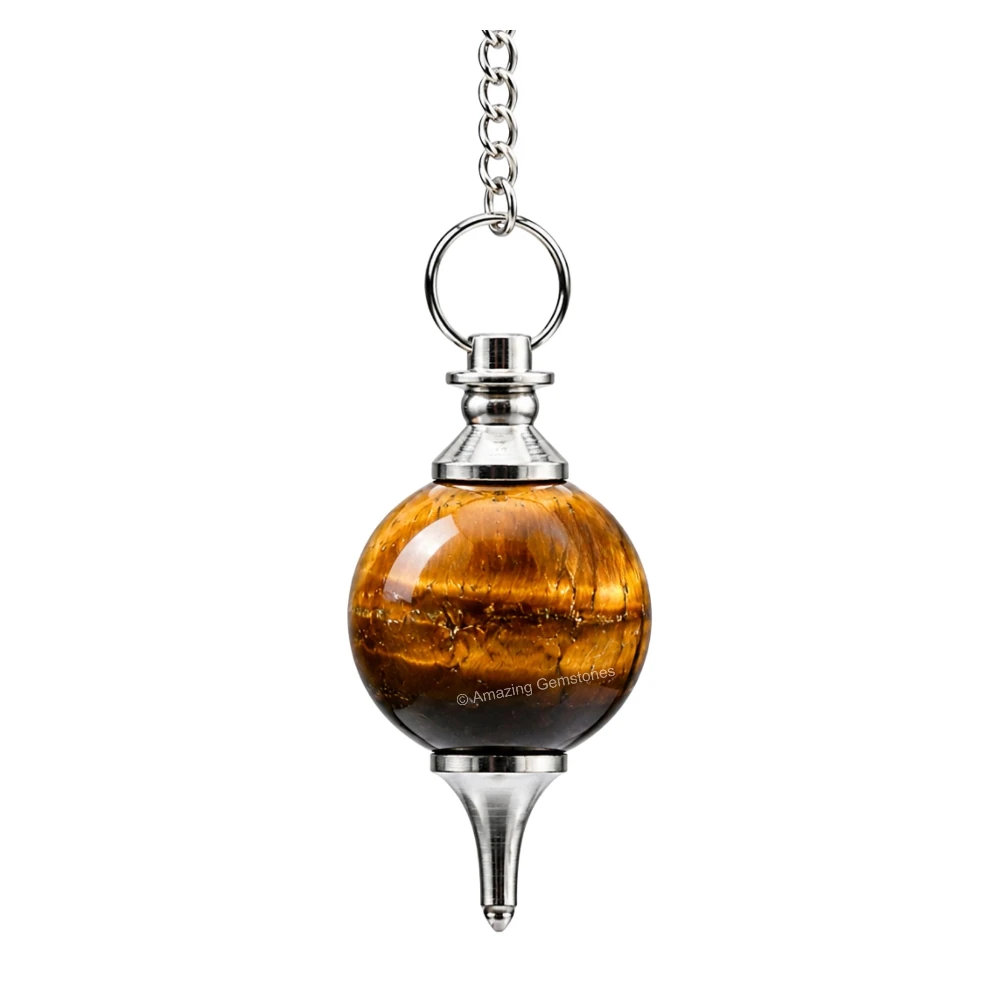 Tiger Eye Ball Pendulum
