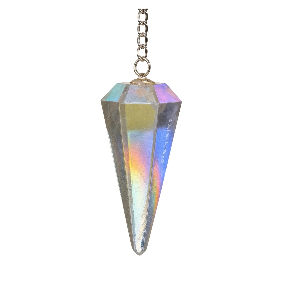 Angel Aura Quartz Pendulum