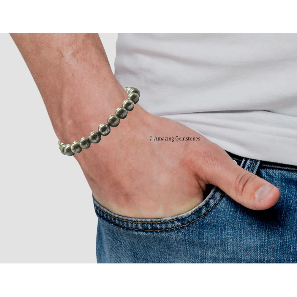 Pyrite Bracelet (Strechable)