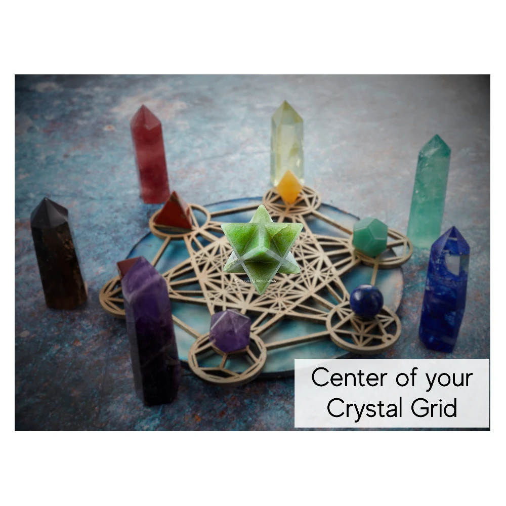 Light Green Aventurine Merkaba (45-55 mm)