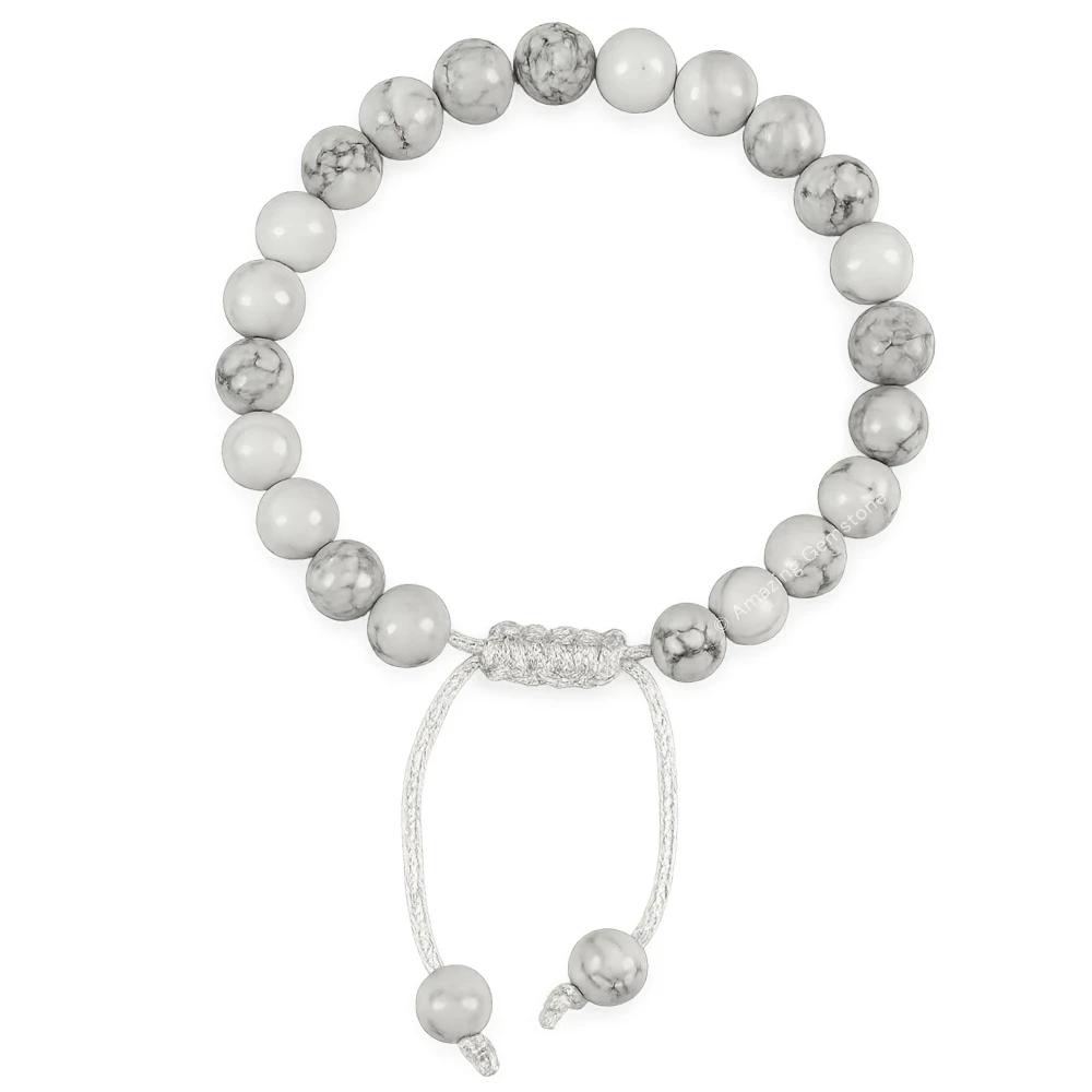Howlite Bracelet (Adjustable)