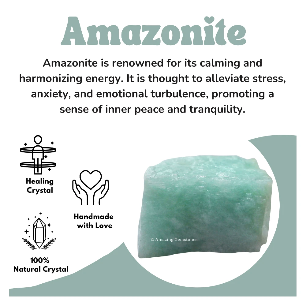 Amazonite Raw Crystals (1 LB)