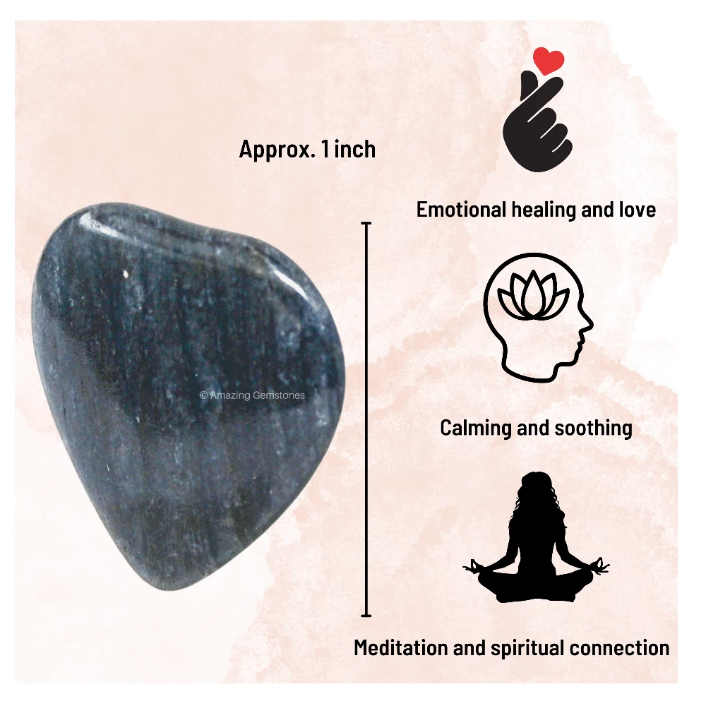 Blue Aventurine Heart (Pack of 2)