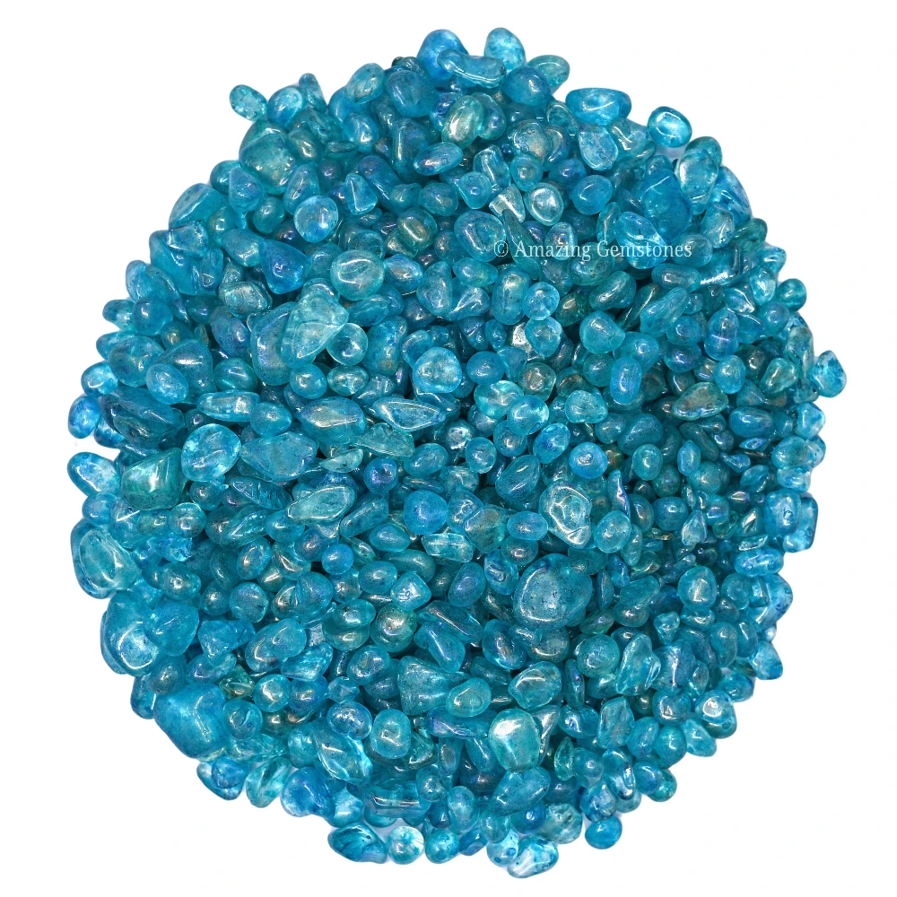 Aqua Aura Quartz Chips (1LB)
