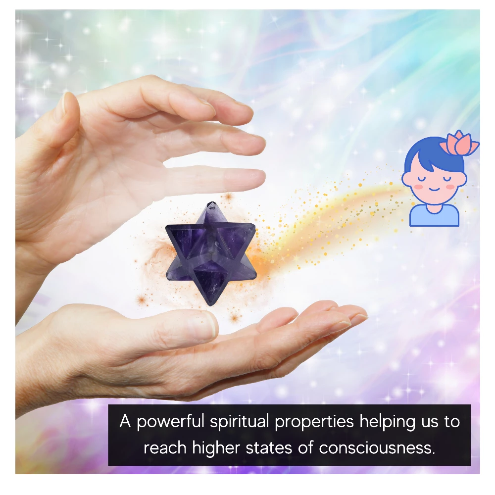 Amethyst Merkaba (20-25 mm)