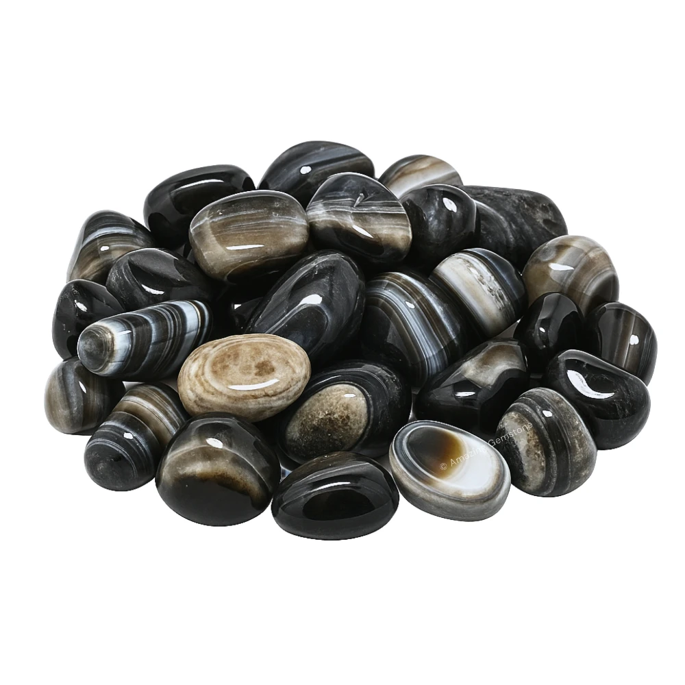 Tumbled Sulemani Hakik Stone Crystals (1000+ Carats)