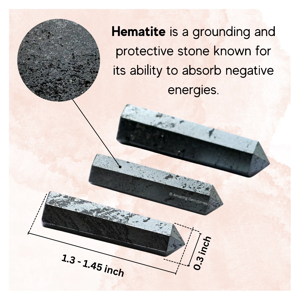 Hematite Pencil Points (Set of 10)