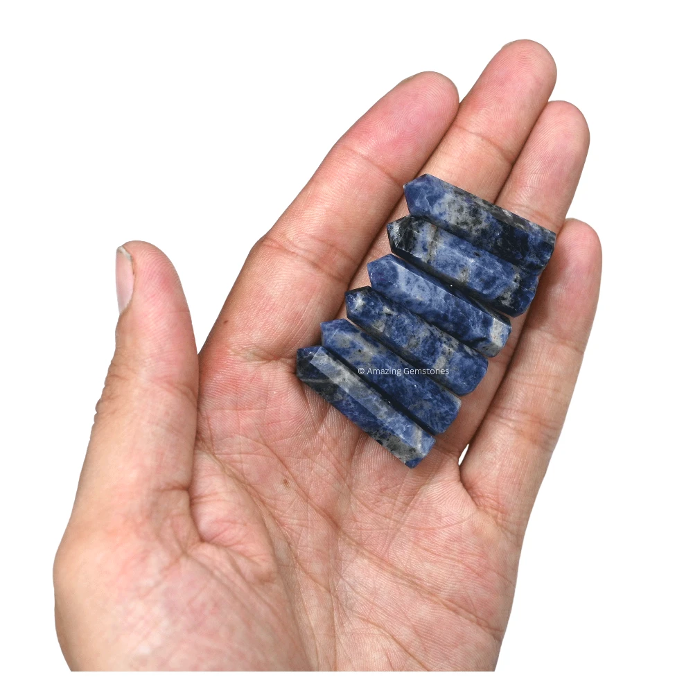 Sodalite Pencil Points (Set of 50)