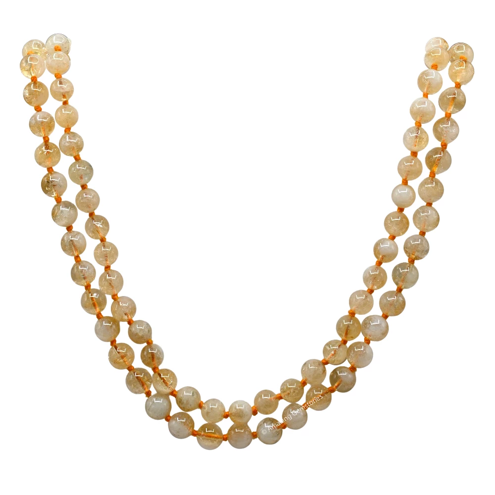 Citrine Mala (Hand Knotted)