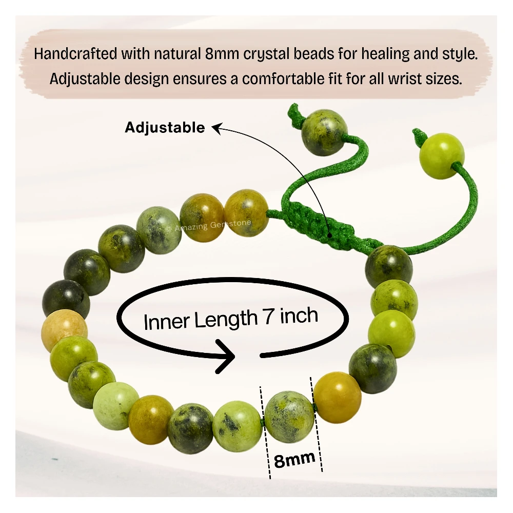 Chrysoprase Bracelet (Adjustable)