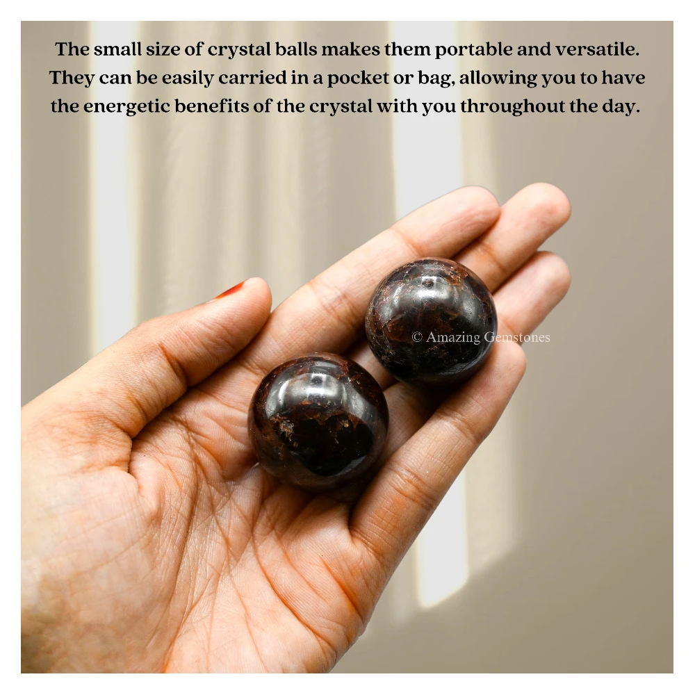 Garnet Sphere (1 Inch)
