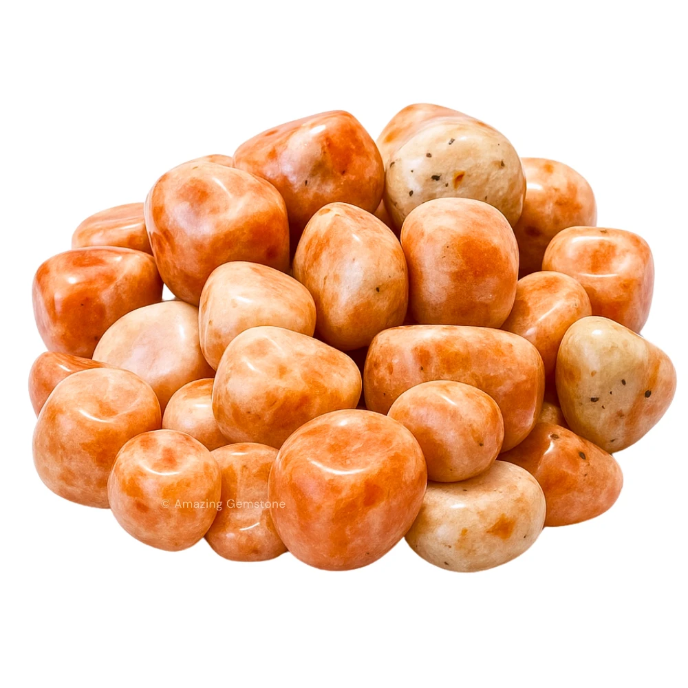 Tumbled Sunstone Crystals Stones (1000+ Carats)