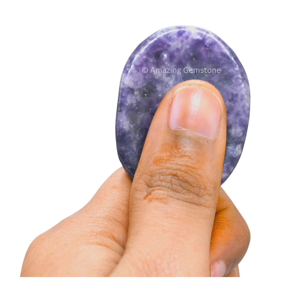 Lepidolite Worry Stone