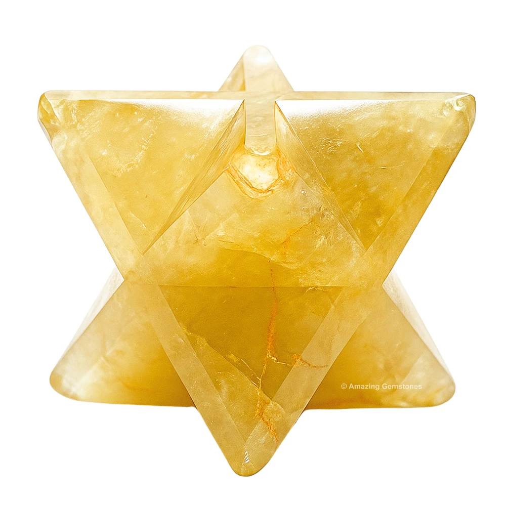 Citrine Merkaba (30-40 mm)