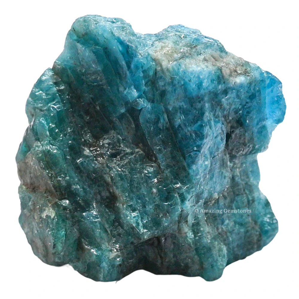 Green Apatite Raw Crystals (2 Pieces)