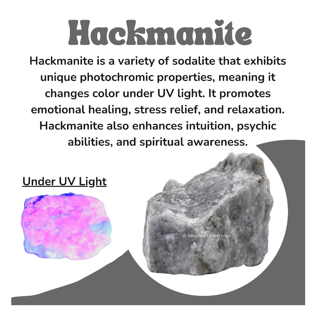 Hackmanite Raw Crystals (2 Pieces)