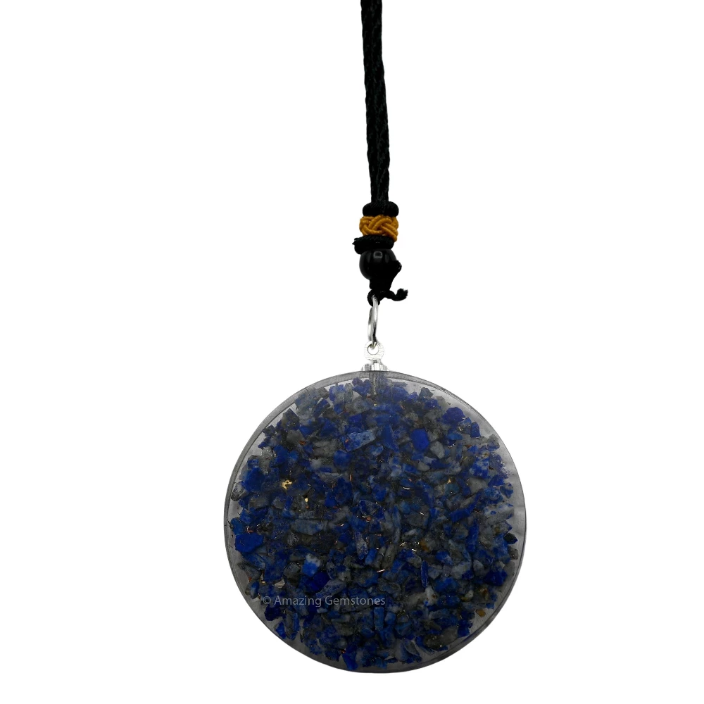 Lapis Lazuli Orgone Necklace - Metatron Chakra
