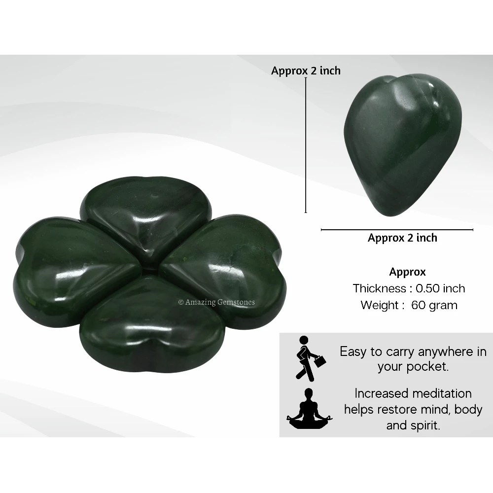 Green Aventurine Heart