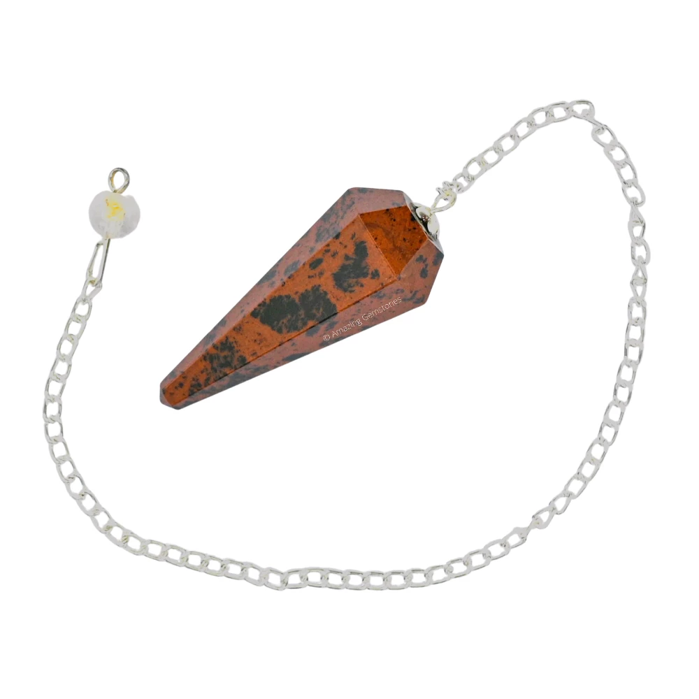 Mahogany Obsidian Pendulum