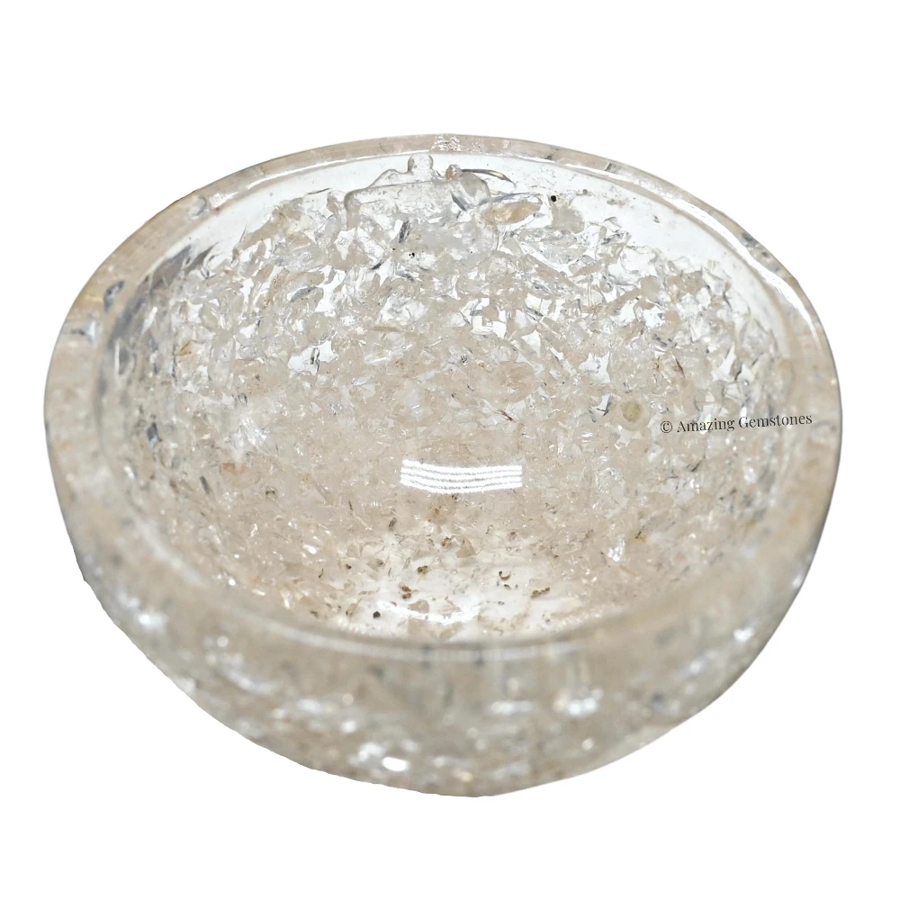 Clear Quartz Crystal Orgone Bowl (2 Inch)