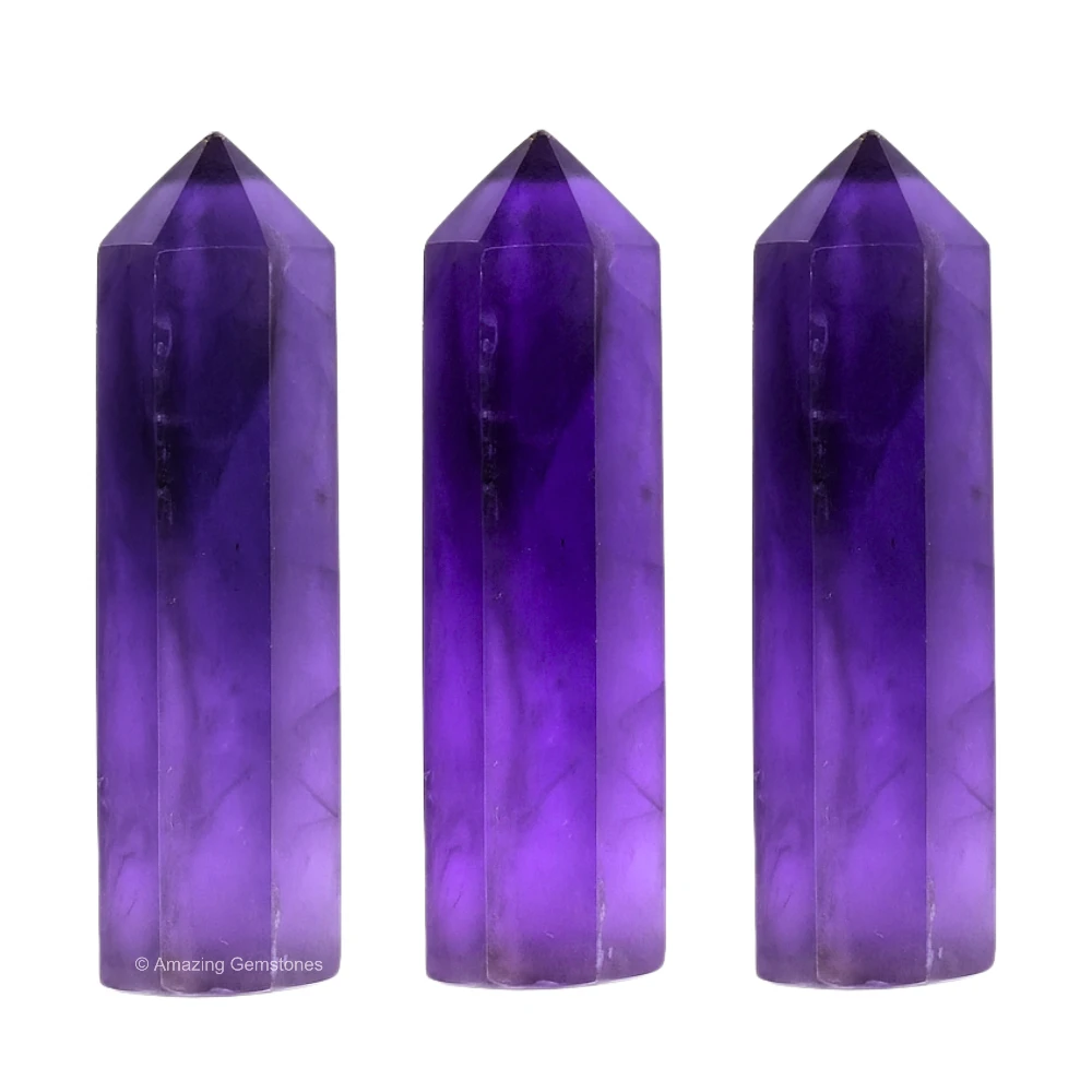 Amethyst Pencil Points (Set of 3)