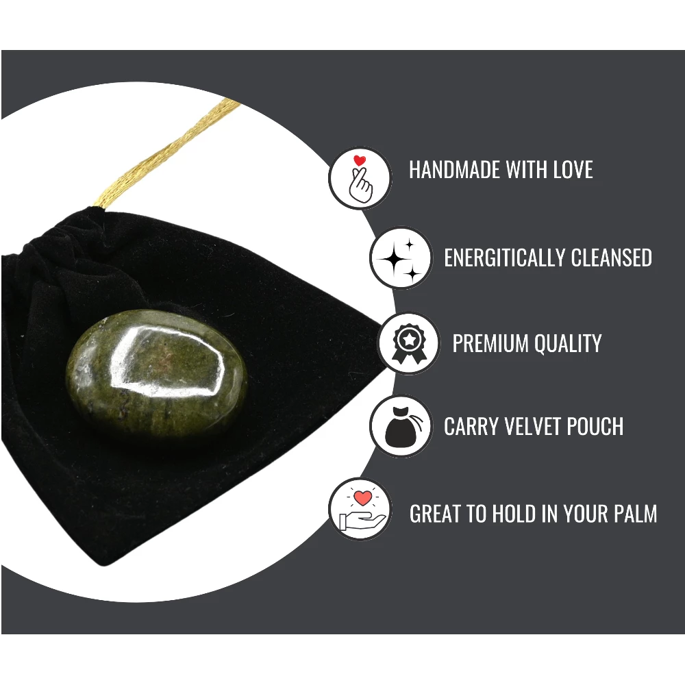 Vesuvianite Palm Stone