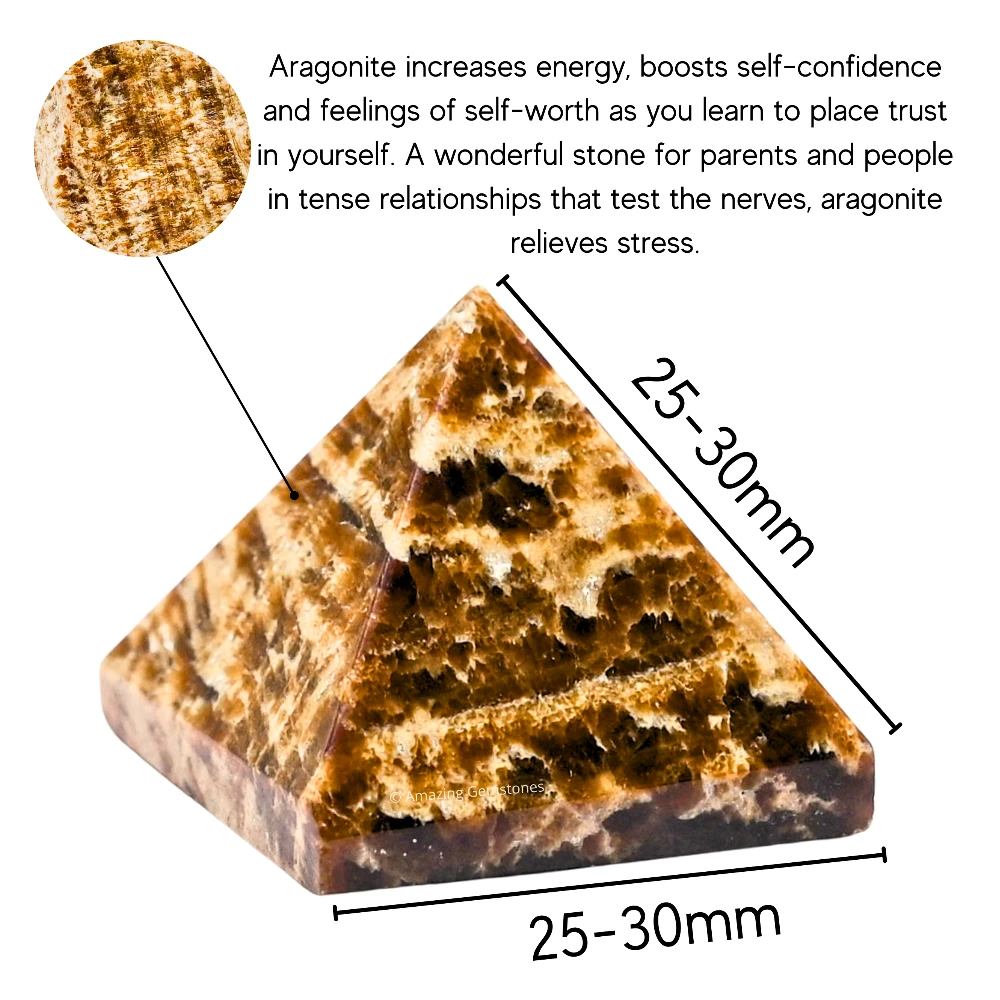 Aragonite Pyramid (1 Inch)