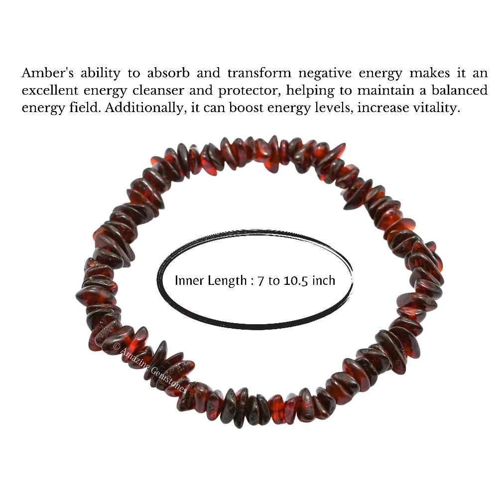 Amber Chip Bracelet
