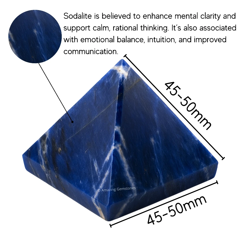 Sodalite Pyramid (2 Inch)