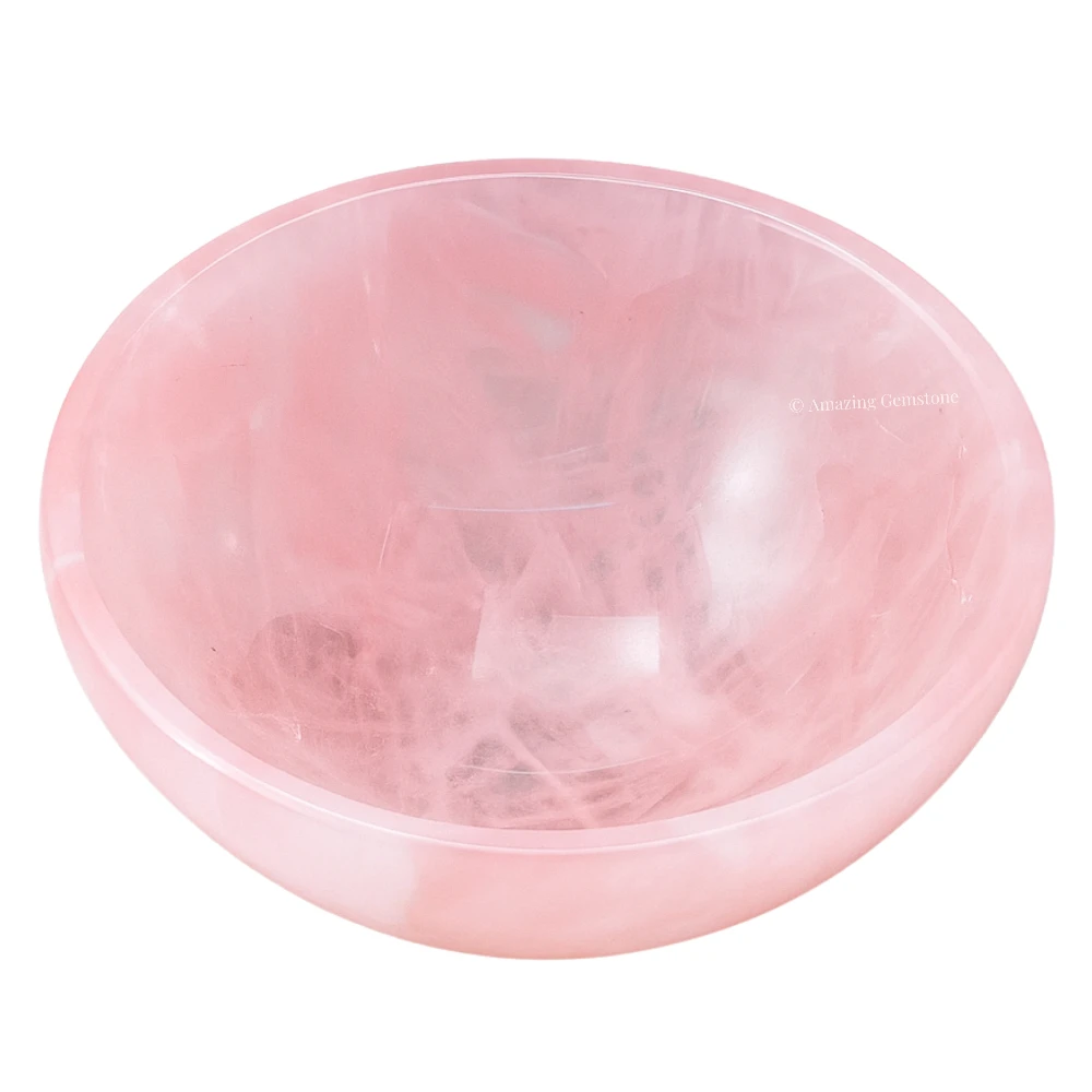 Rose Quartz Crystal Bowl - 3 Inch