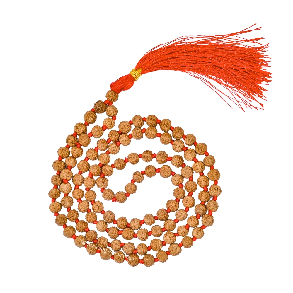 5mm Rudraksha Mala (Hand Knotted)