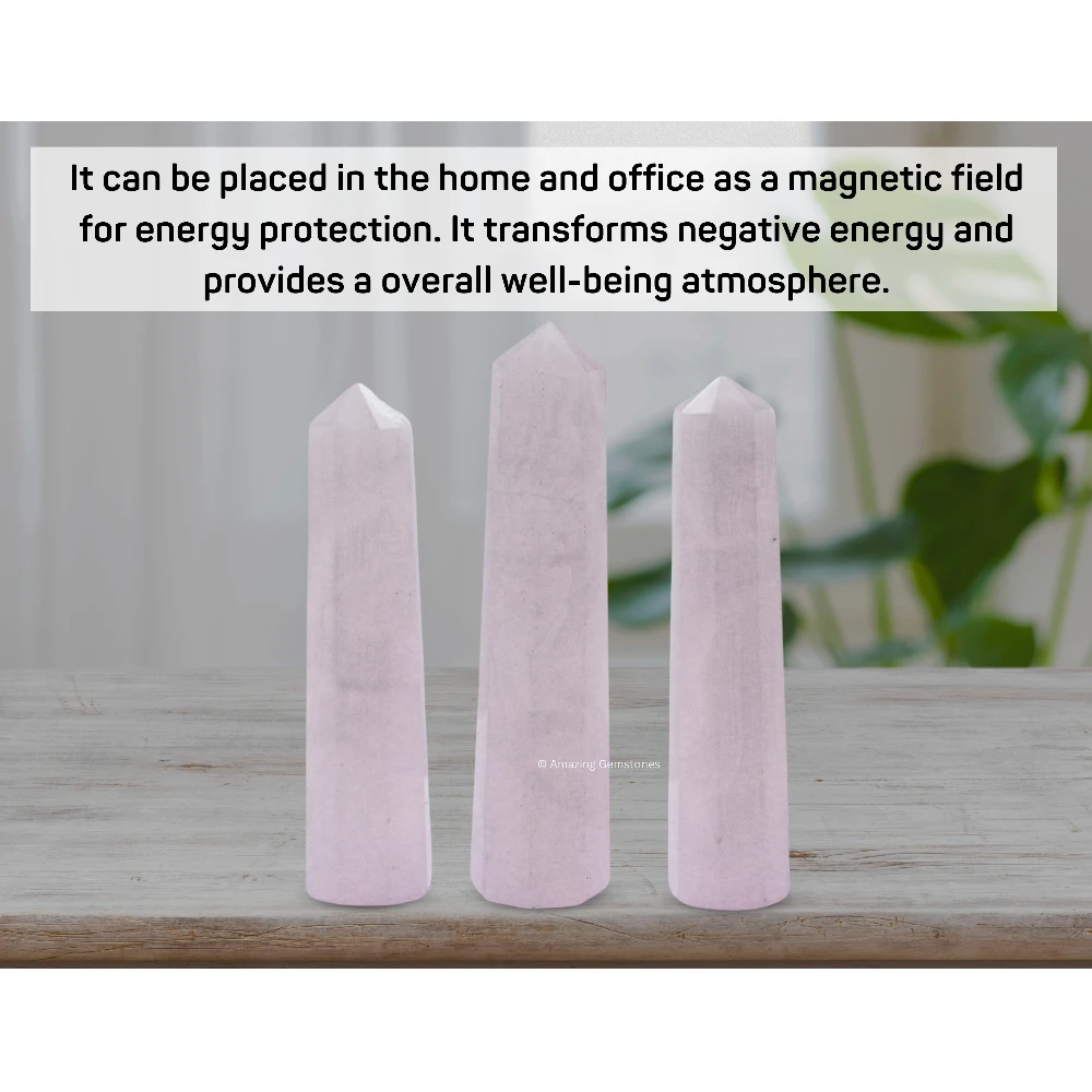 Pink Calcite Tower (3" to 4" inch)