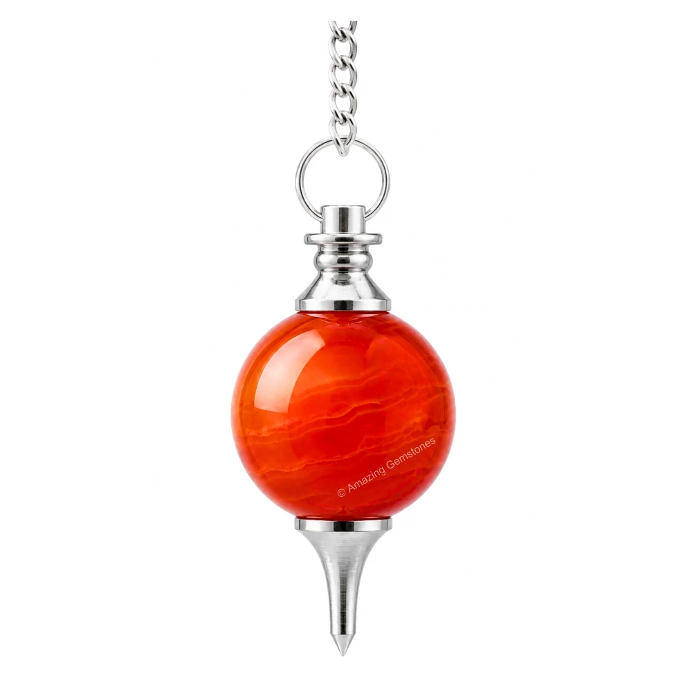 Carnelian Ball Pendulum