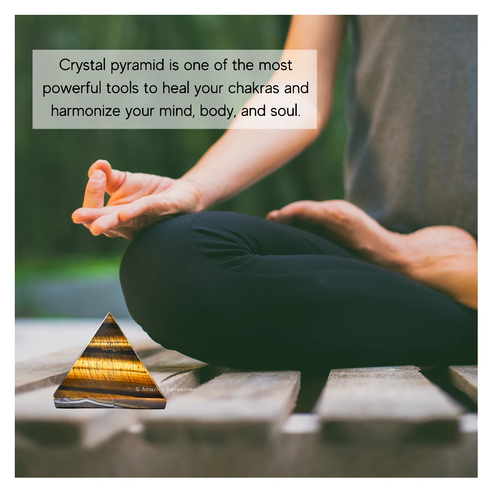 Tiger Eye Pyramid (1.5 Inch)