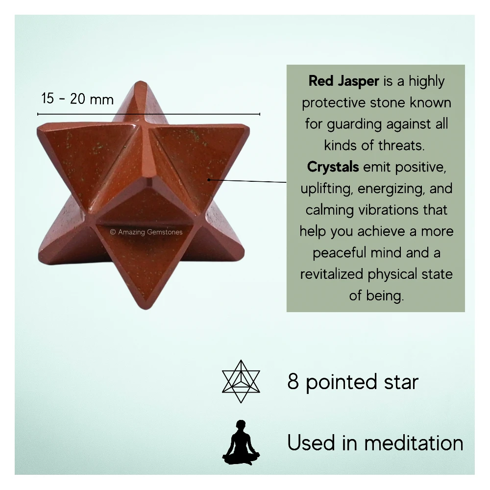Red Jasper Merkaba (15-20 mm)