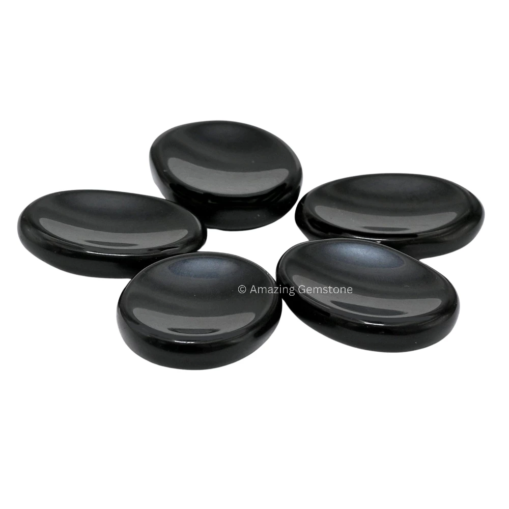 Black Tourmaline Worry Stone